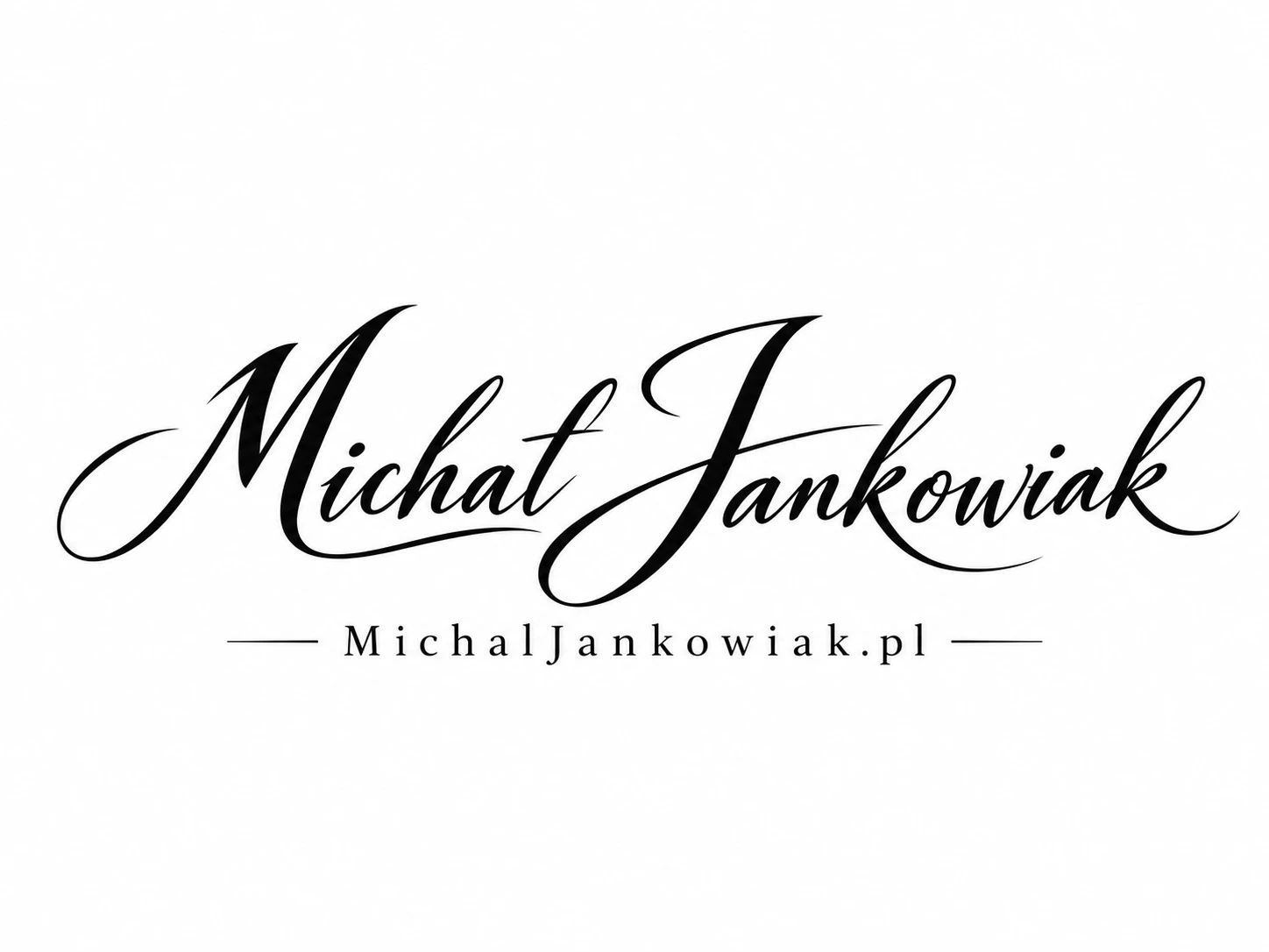 Michał Jankowiak - podpis